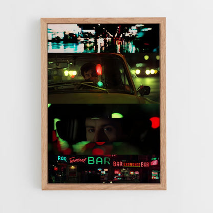 ap-taxi driver-3 cadre Bois clair