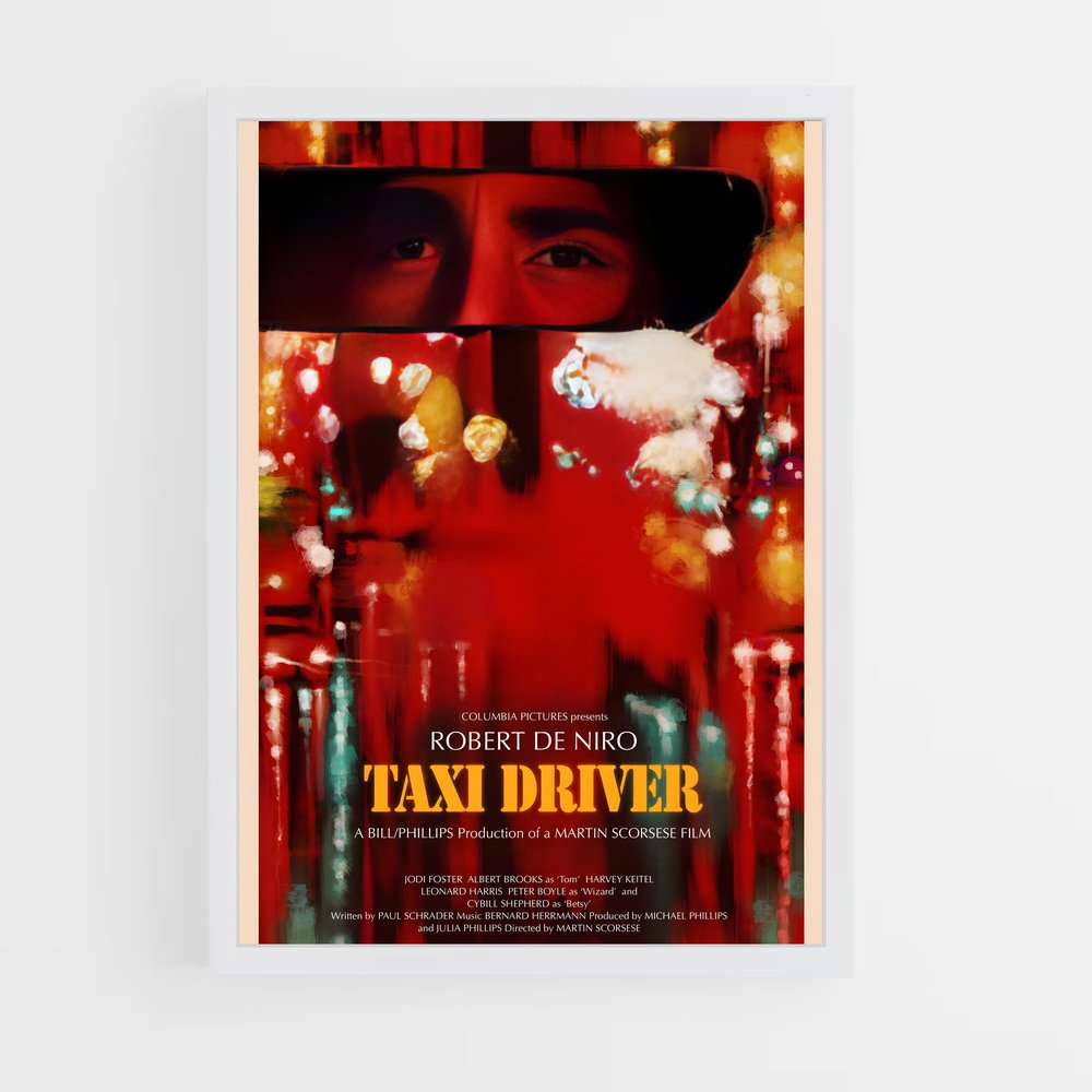 ap-taxi driver-4 cadre Blanc
