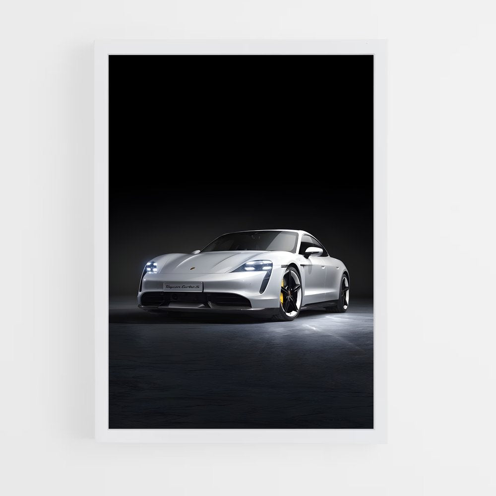ap-taycan turbo s-6 cadre Blanc