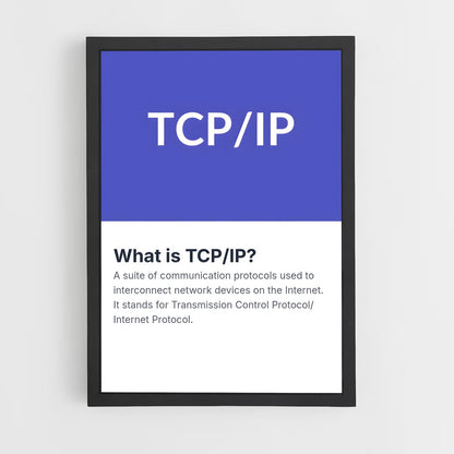 ap-tcp ip-1 cadre Noir