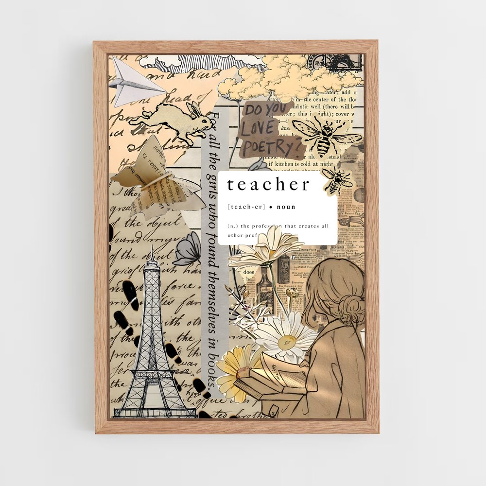 ap-teacher-3 cadre Bois clair