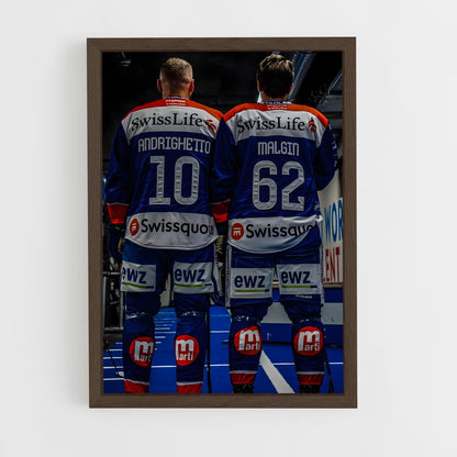 ap-team switzerland hockey-1 cadre Bois foncé