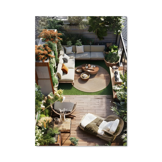 Poster Évasion de Jardin