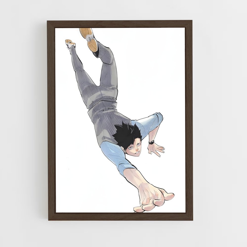 ap-tetsuro kuroo-4 cadre Bois foncé