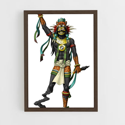 ap-tezcatlipoca-4 cadre Bois foncé