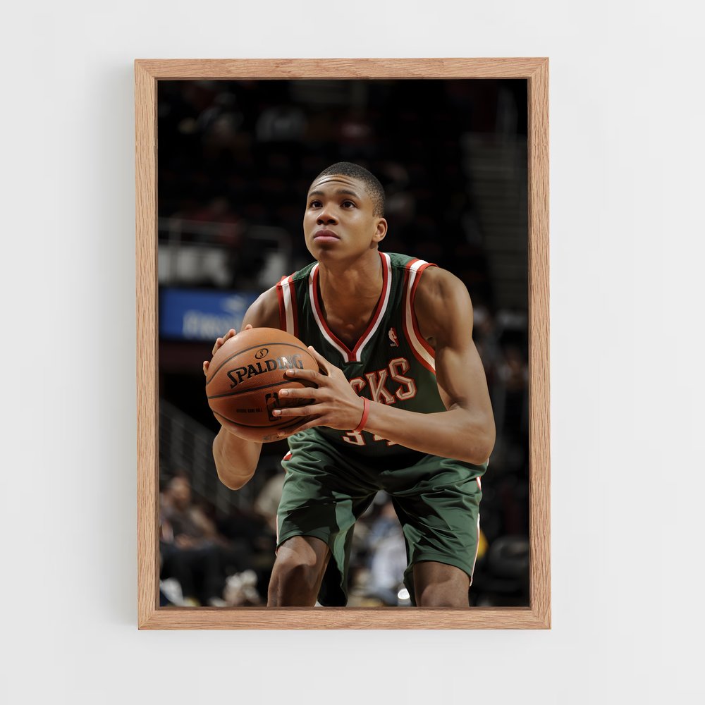 ap-thanasis antetokounmpo-3 cadre Bois clair
