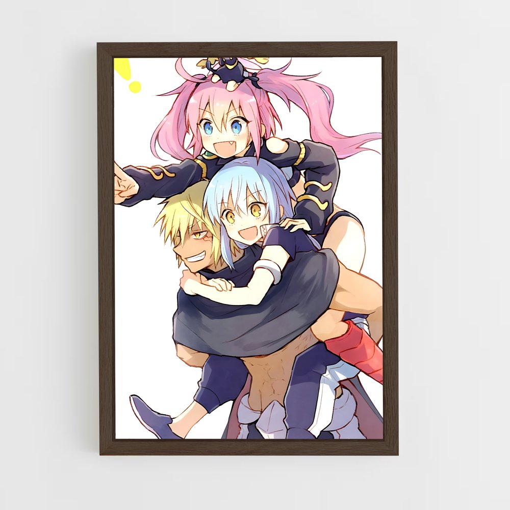 ap-that time i got reincarnated as a slime-2 cadre Bois foncé