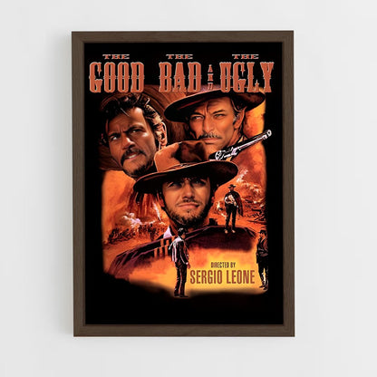 ap-the good the bad and the ugly-2 cadre Bois foncé