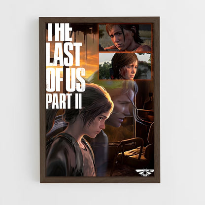 ap-the last of us-3 cadre Bois foncé