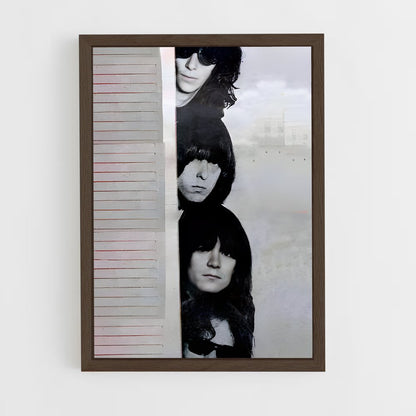 ap-the ramones-1 cadre Bois foncé