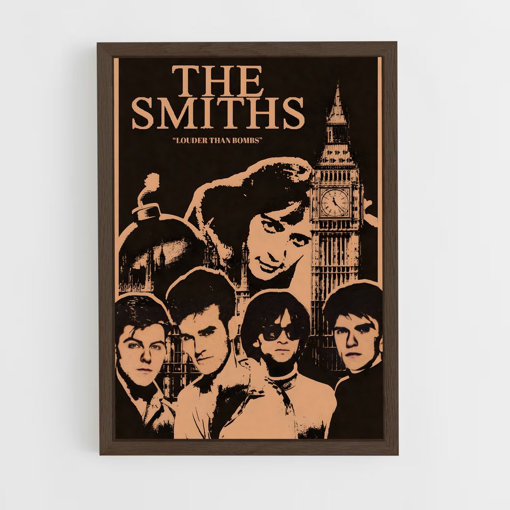 ap-the smiths-4 cadre Bois foncé