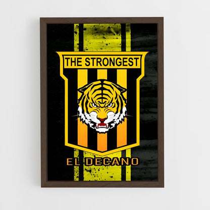 ap-the strongest bolivia football club-5 cadre Bois foncé