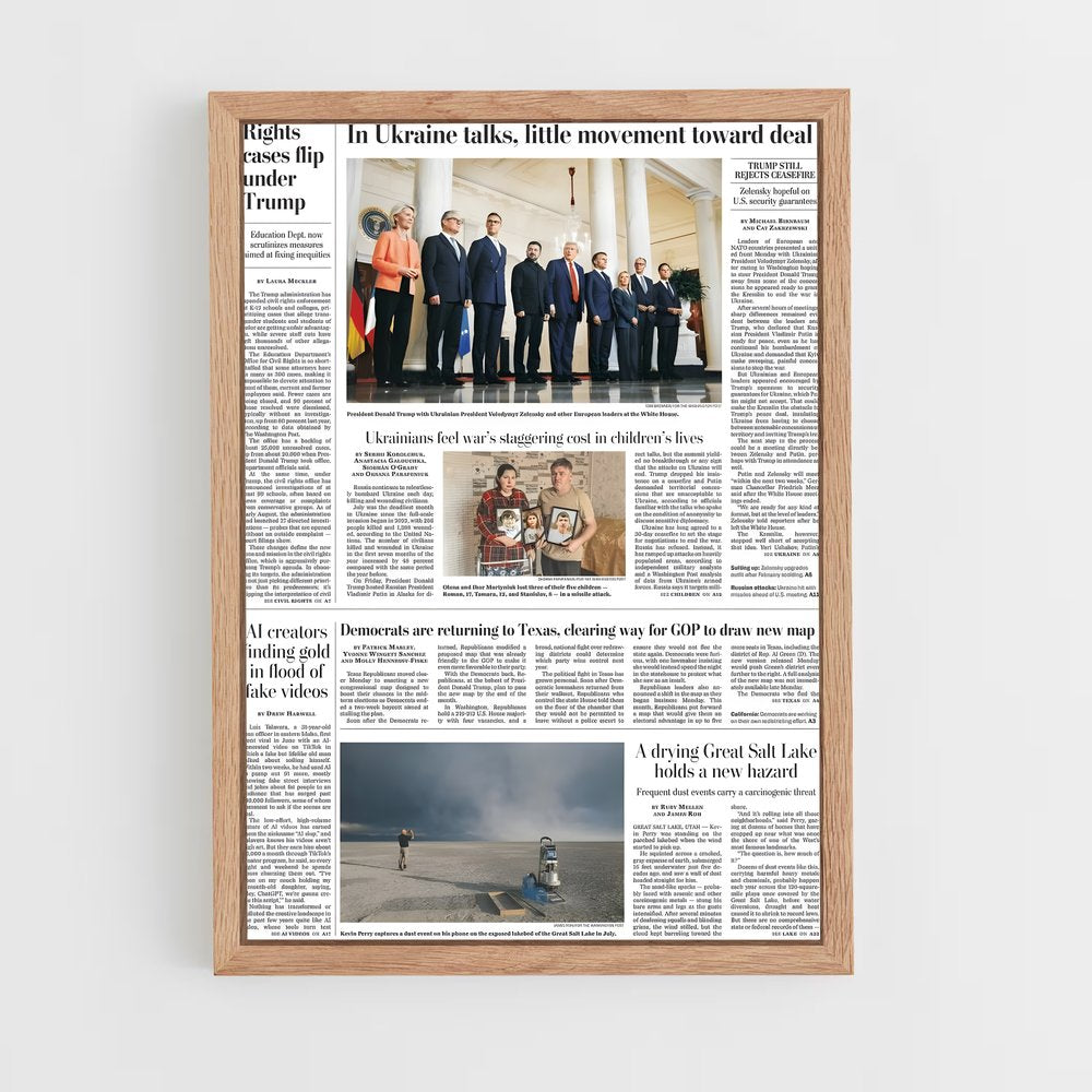 ap-the times-2 cadre Bois clair