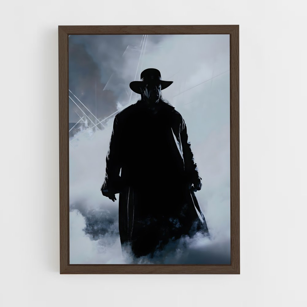ap-the undertaker-1 cadre Bois foncé