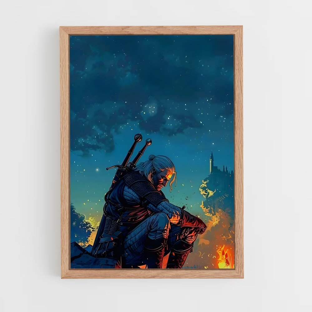 ap-the witcher-1 cadre Bois clair