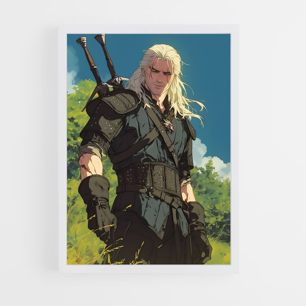 ap-the witcher-16 cadre Blanc