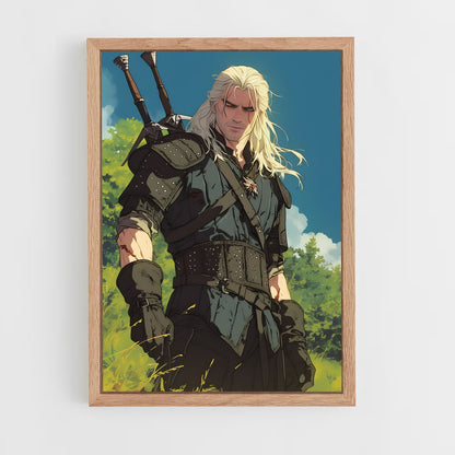 ap-the witcher-16 cadre Bois clair