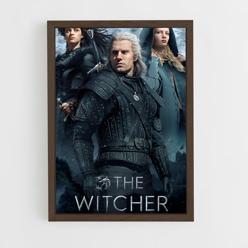 ap-the witcher-4 cadre Bois foncé