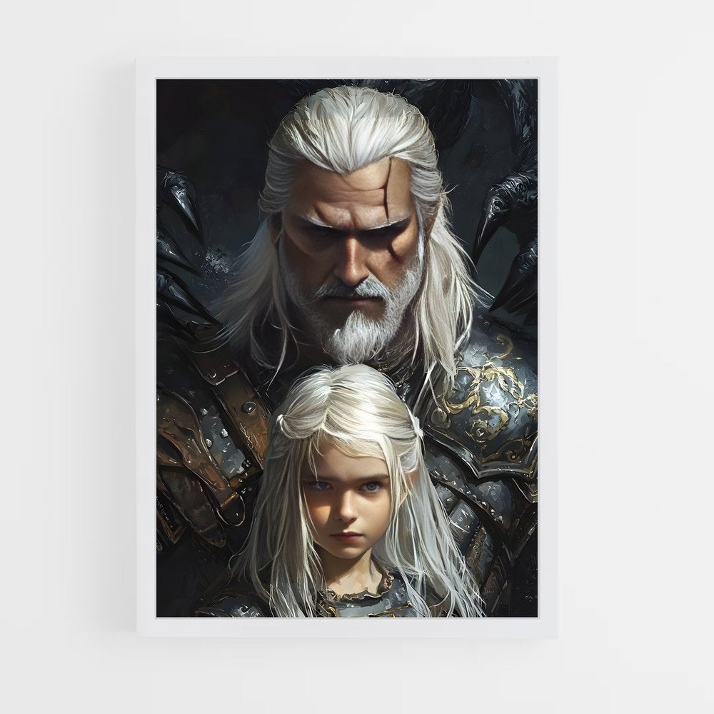 ap-the witcher-5 cadre Blanc