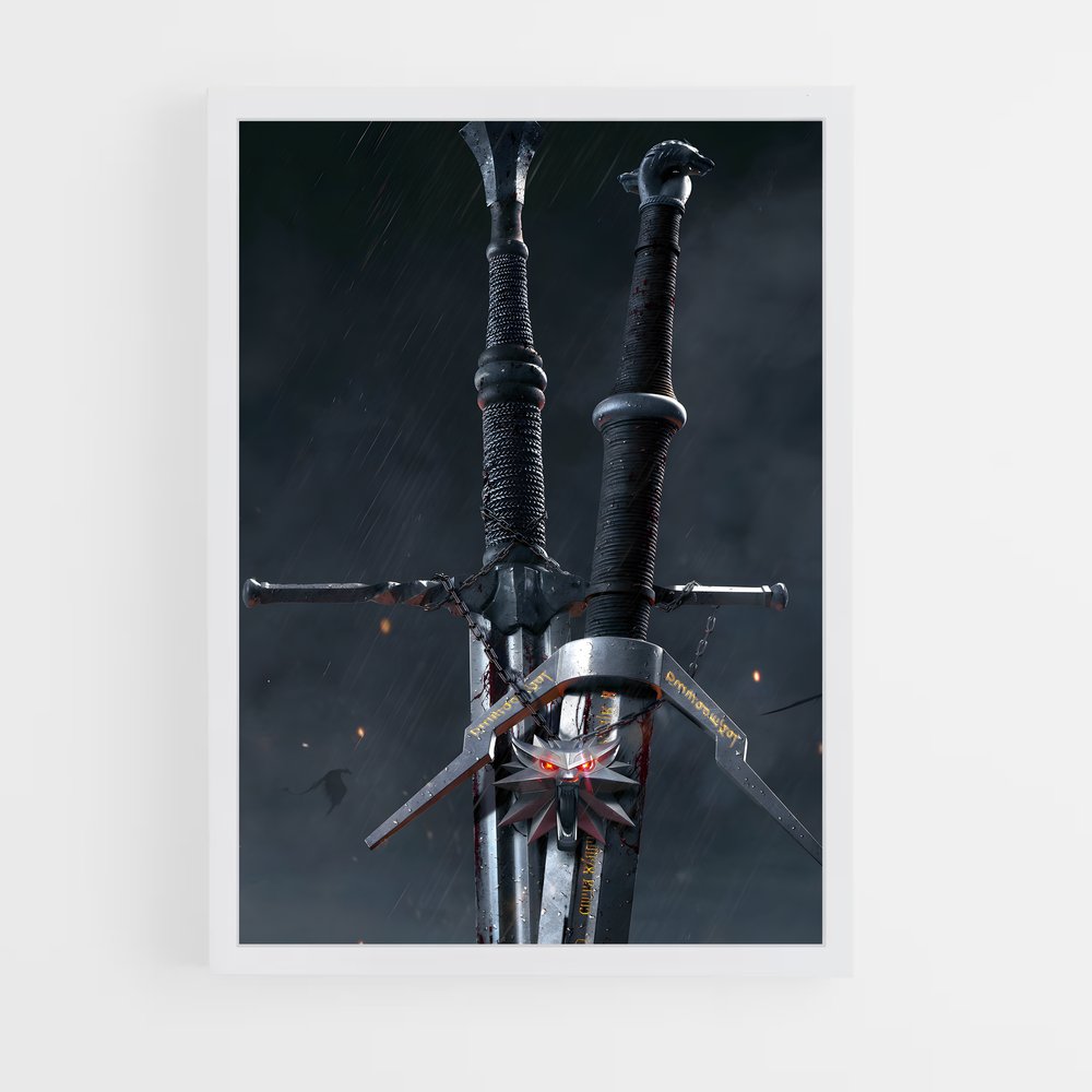 ap-the witcher-6 cadre Blanc