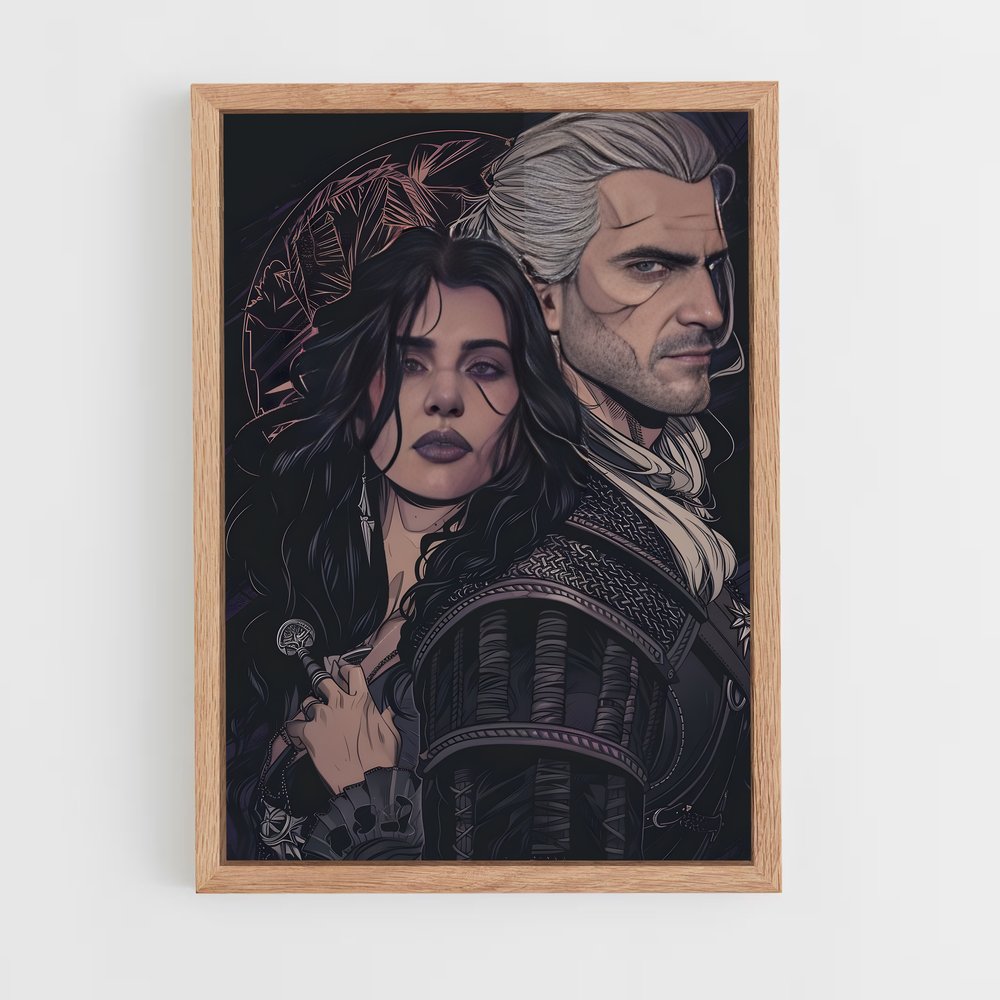 ap-the witcher-9 cadre Bois clair