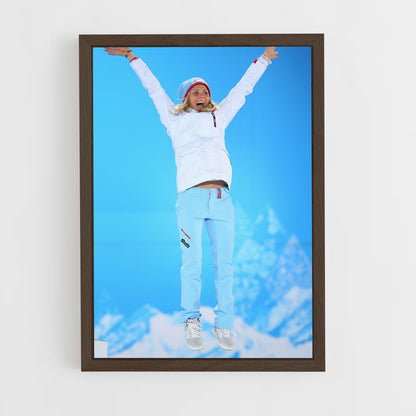 ap-therese johaug-3 cadre Bois foncé