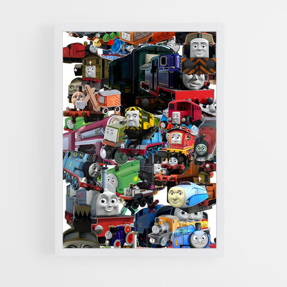 ap-thomas the tank engine-1 cadre Blanc