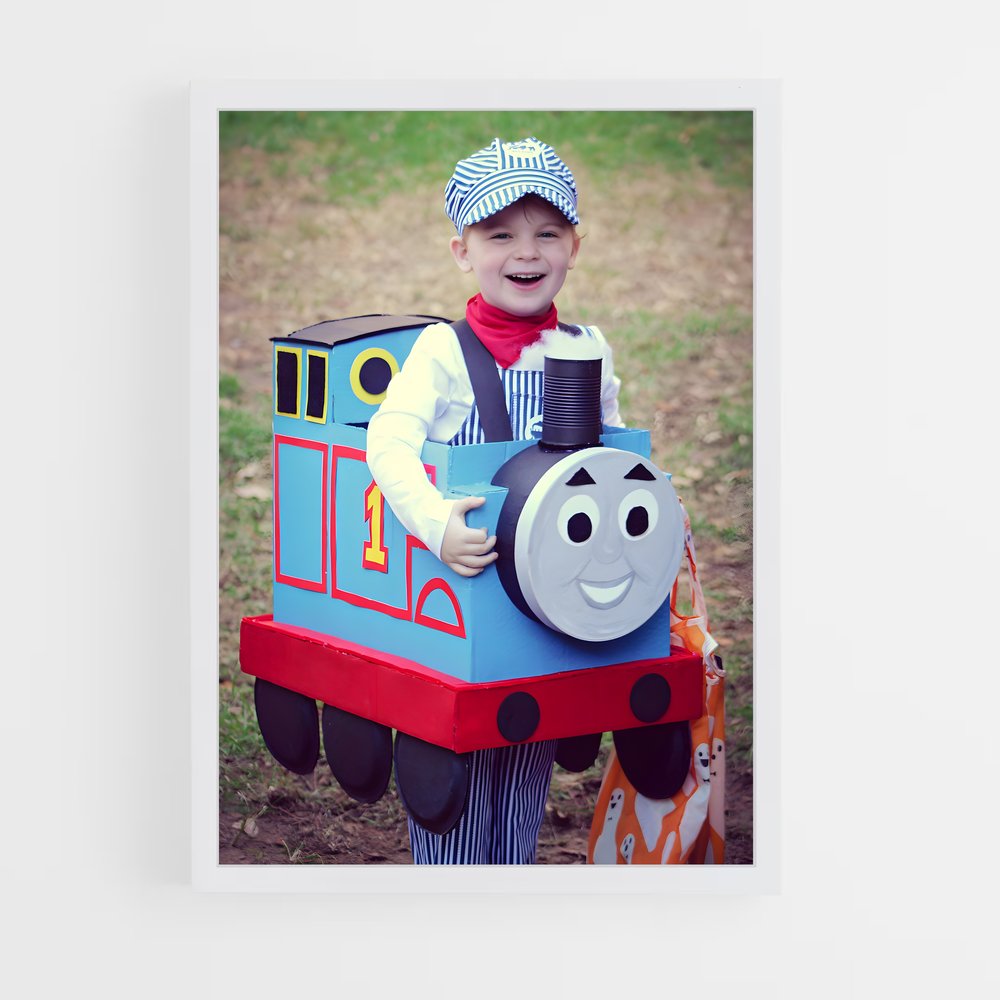 ap-thomas the tank engine-2 cadre Blanc