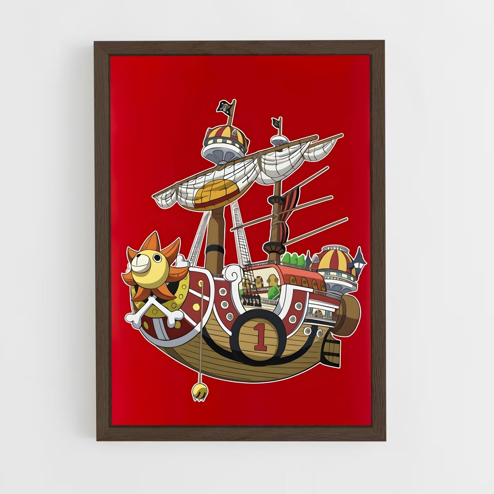 ap-thousand sunny-4 cadre Bois foncé