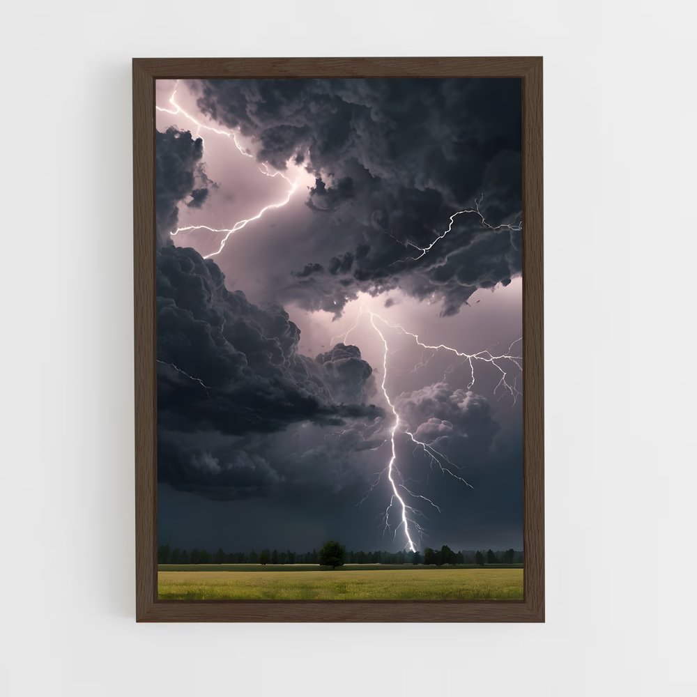 ap-thunderstorm-2 cadre Bois foncé