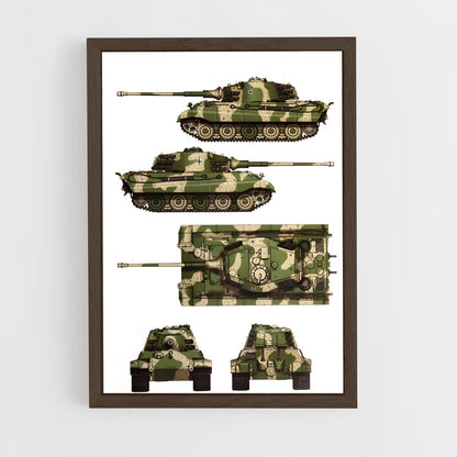 ap-tiger ii-2 cadre Bois foncé