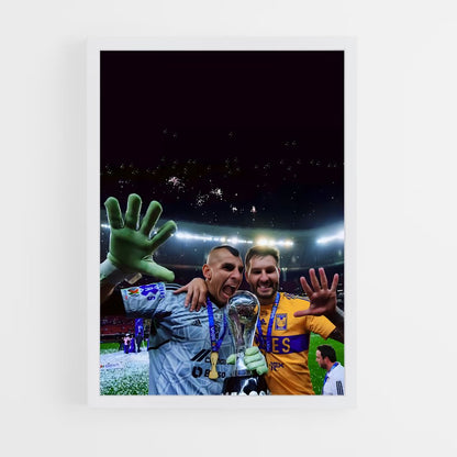 ap-tigres uanl-3 cadre Blanc