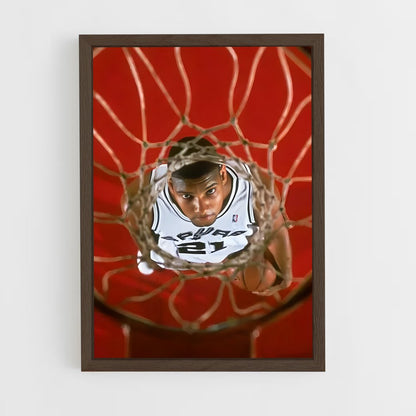 ap-tim duncan-4 cadre Bois foncé