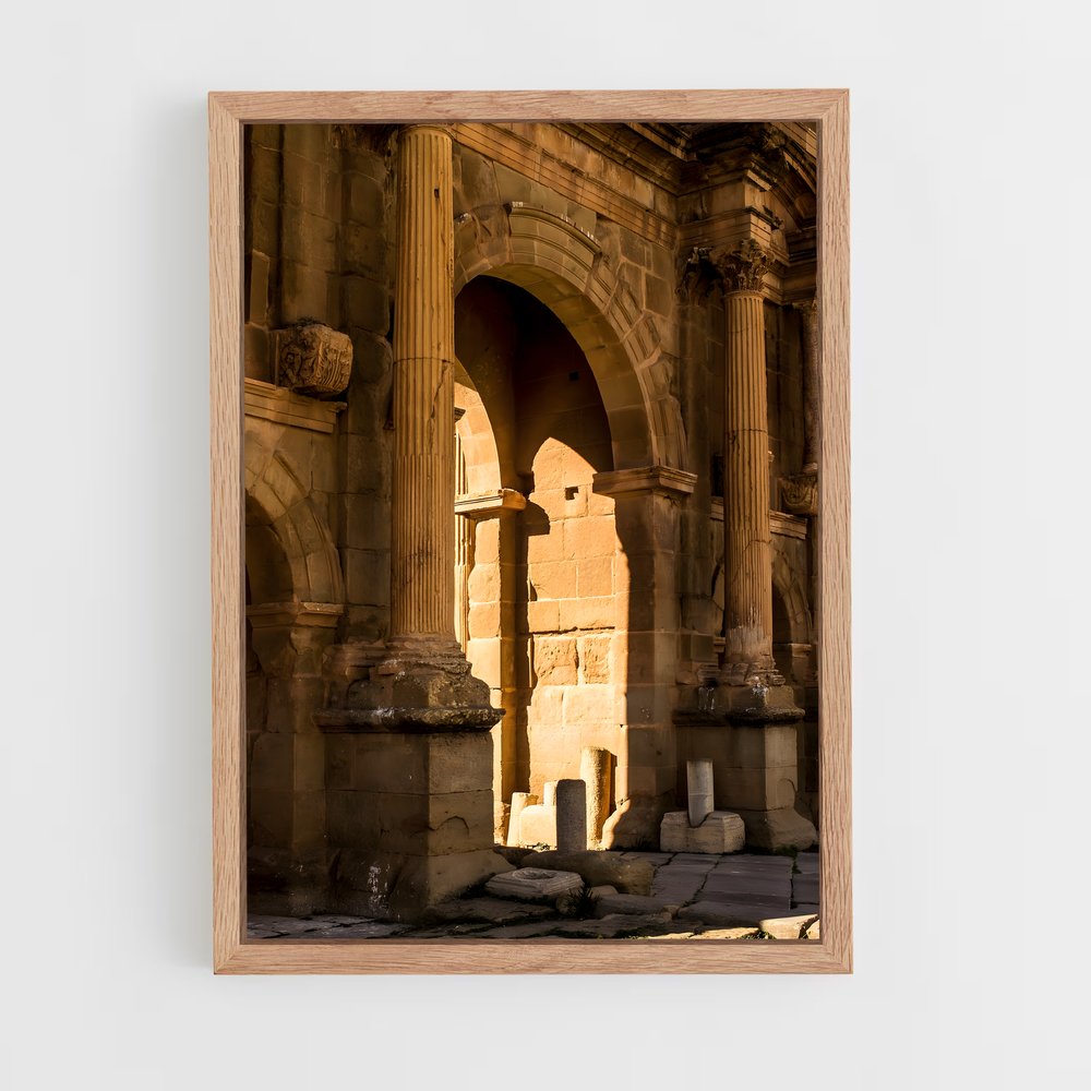 ap-timgad roman ruins-1 cadre Bois clair