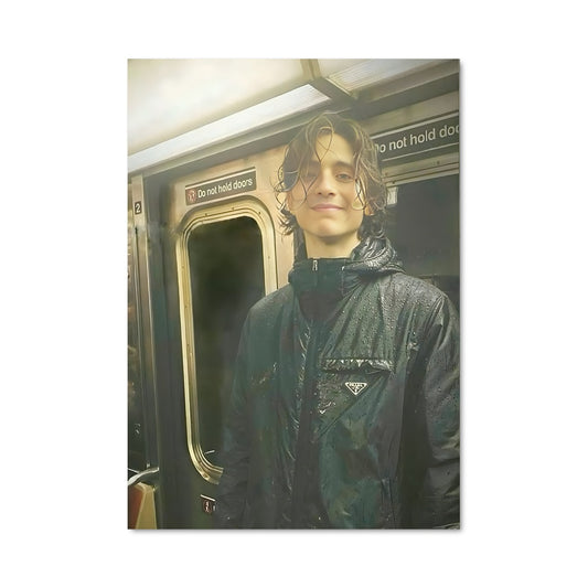 Poster Timothée en Noir