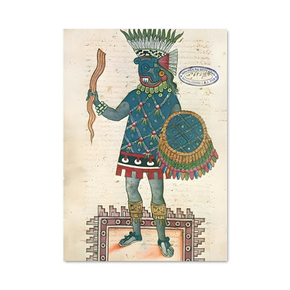 Poster Tlaloc en Costume