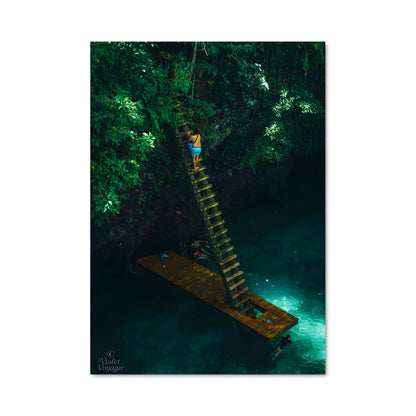 Poster Escalade Vers l'Aventure