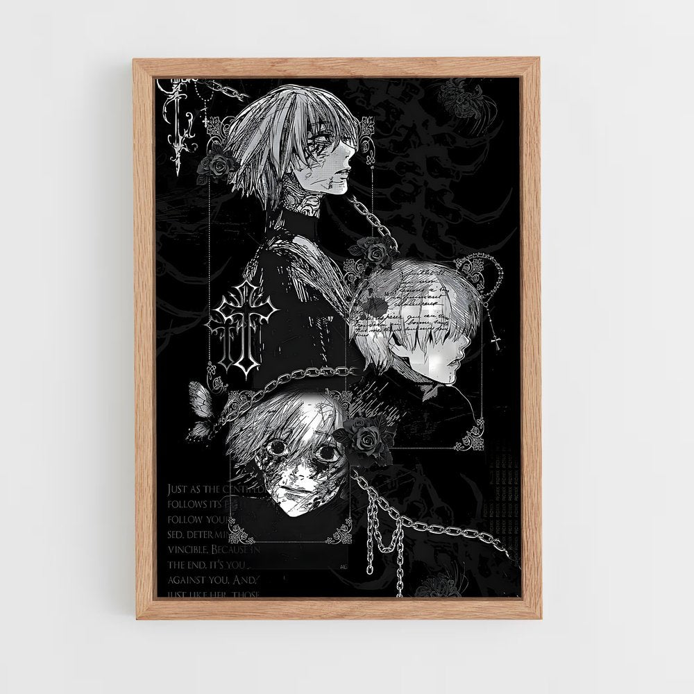 ap-tokyo ghoul-2 cadre Bois clair