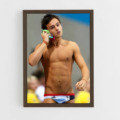ap-tom daley-3 cadre Bois foncé