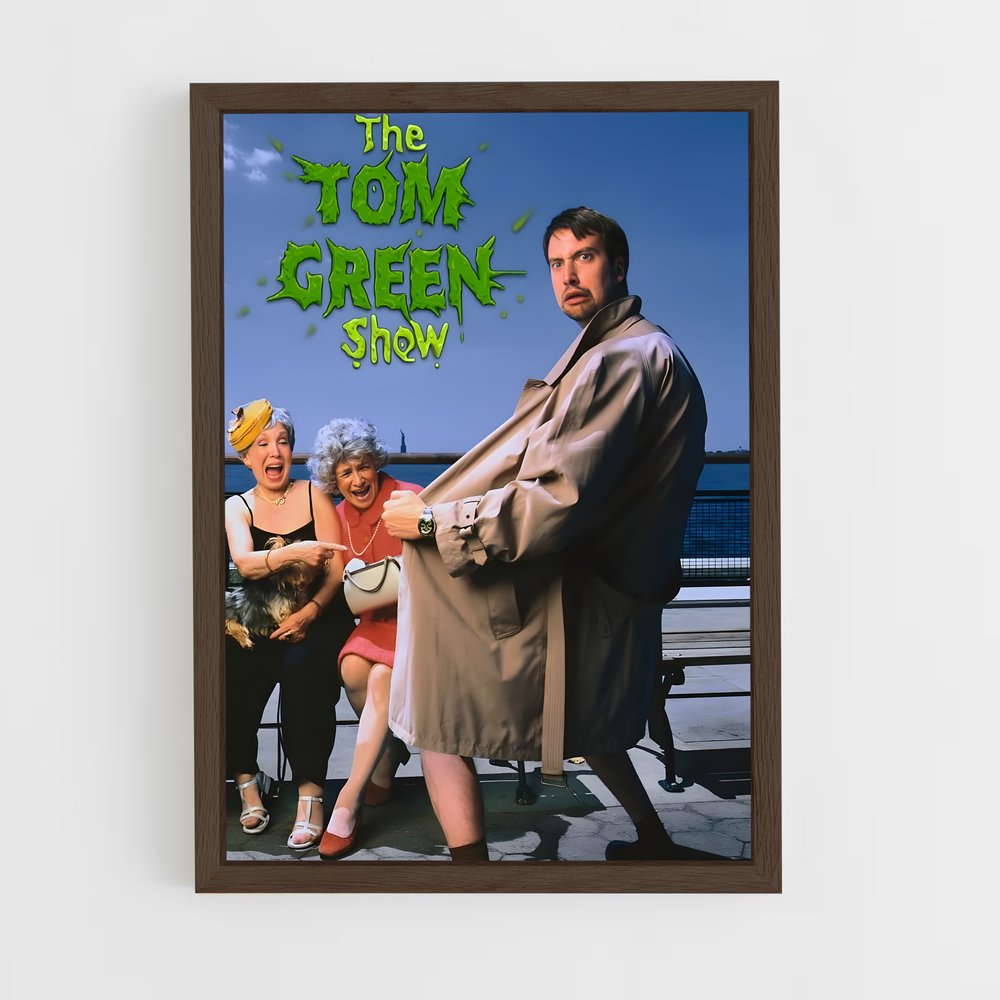ap-tom green-2 cadre Bois foncé