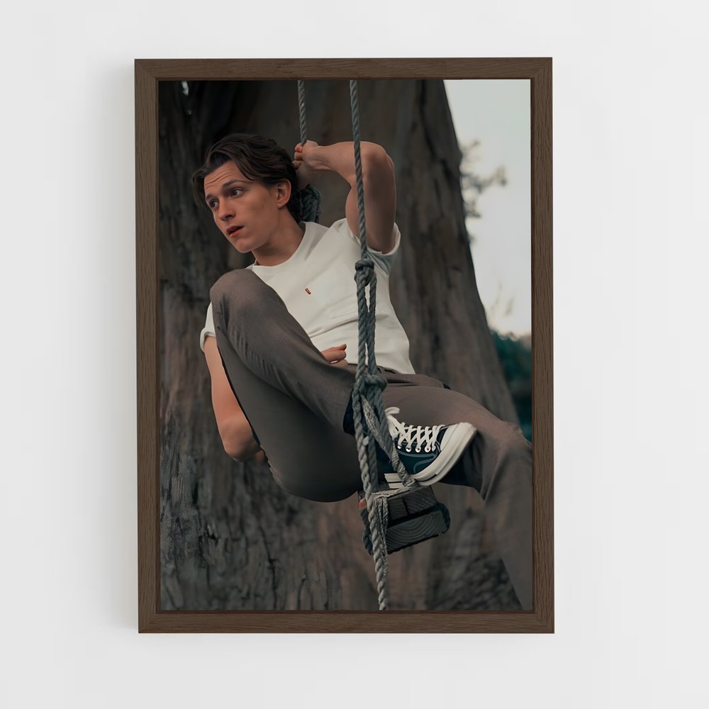 ap-tom holland-8 cadre Bois foncé