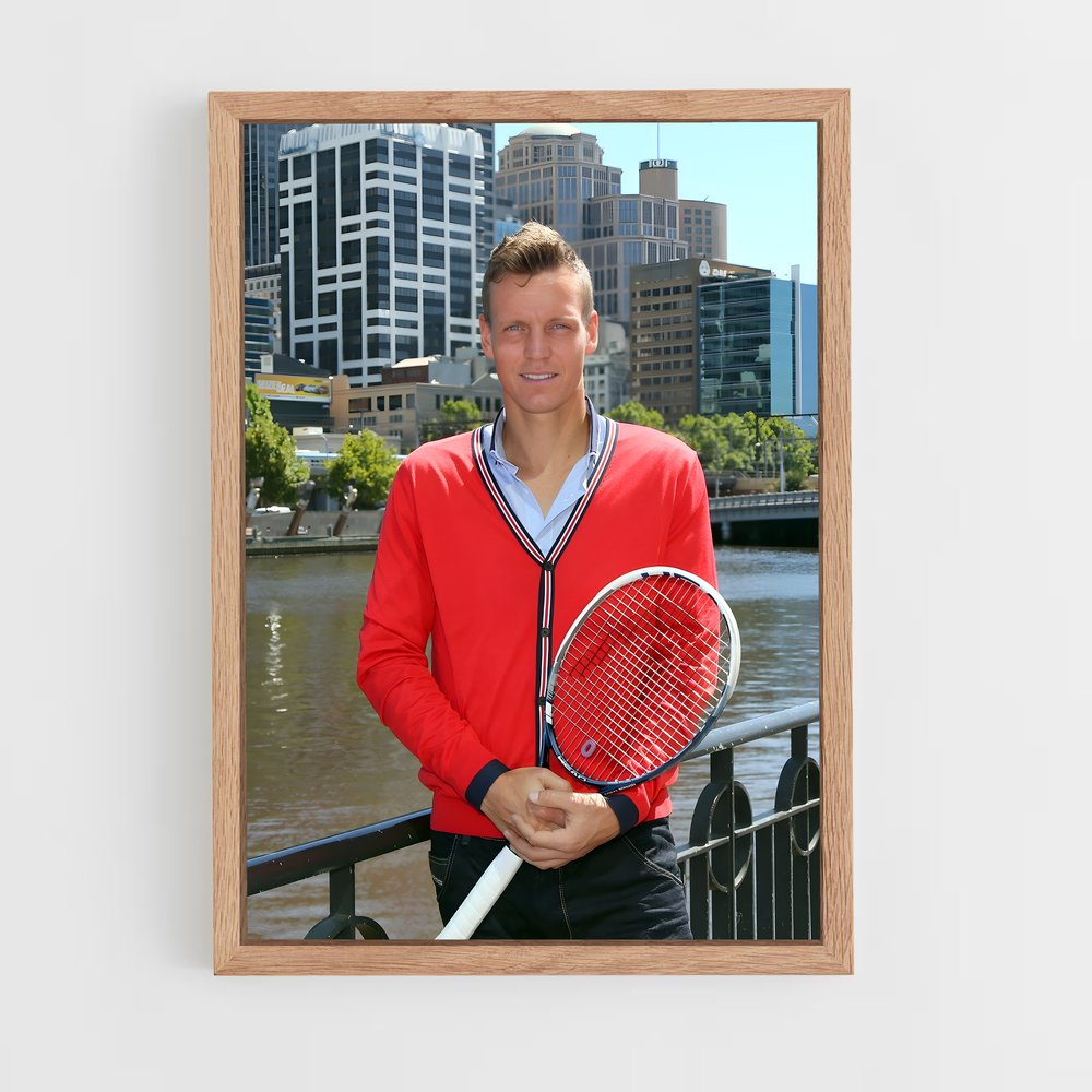 ap-tomas berdych-3 cadre Bois clair