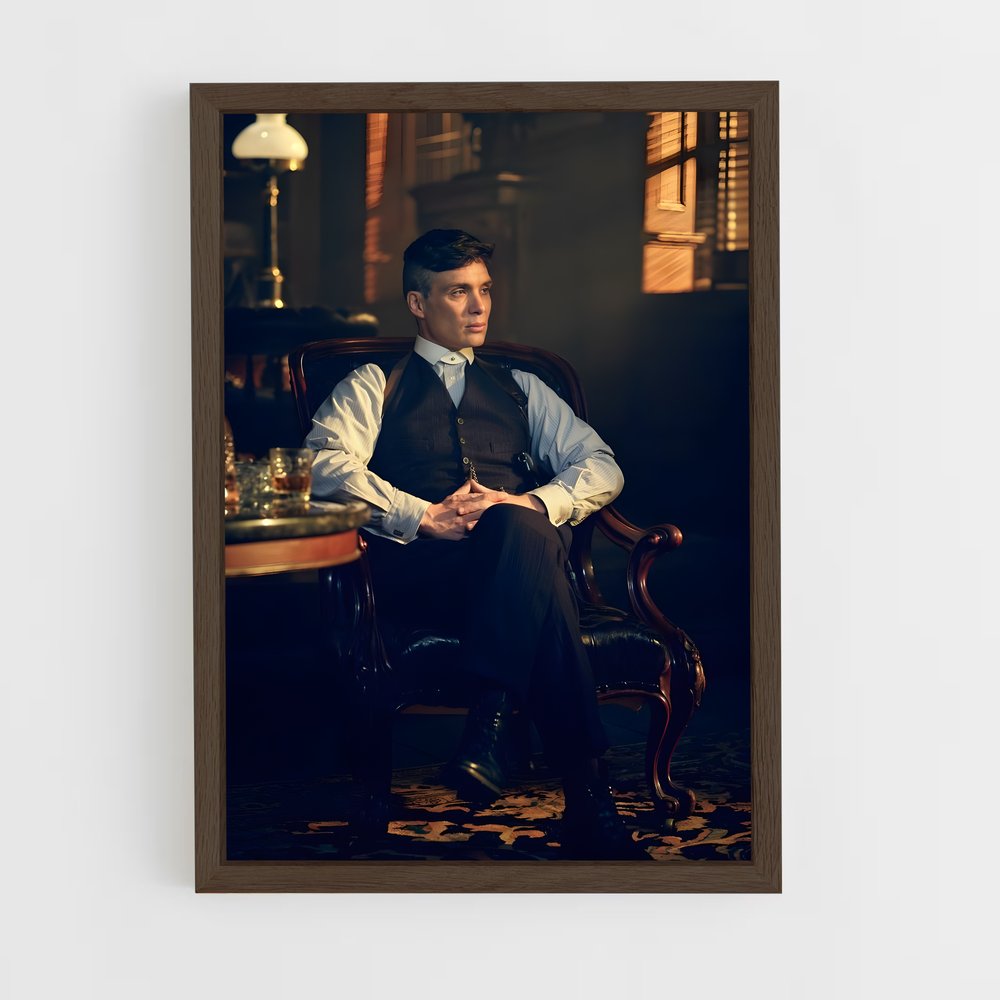 ap-tommy shelby-5 cadre Bois foncé