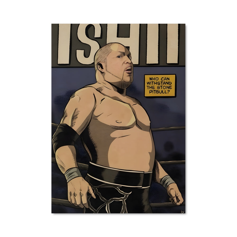 Poster Grappling Fish