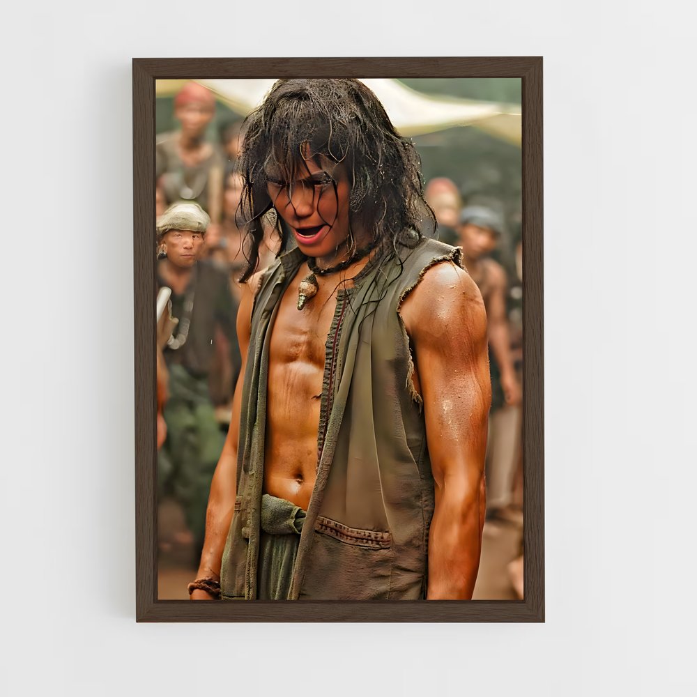 ap-tony jaa-6 cadre Bois foncé