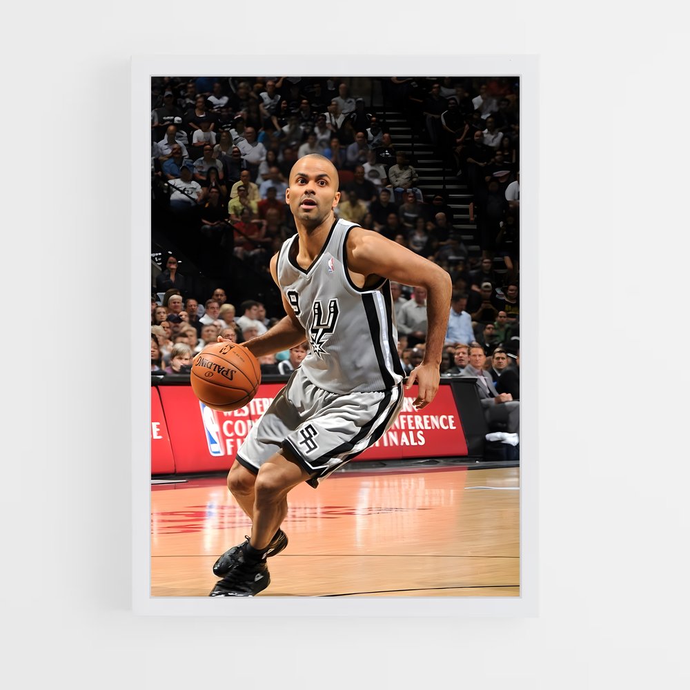 ap-tony parker-3 cadre Blanc