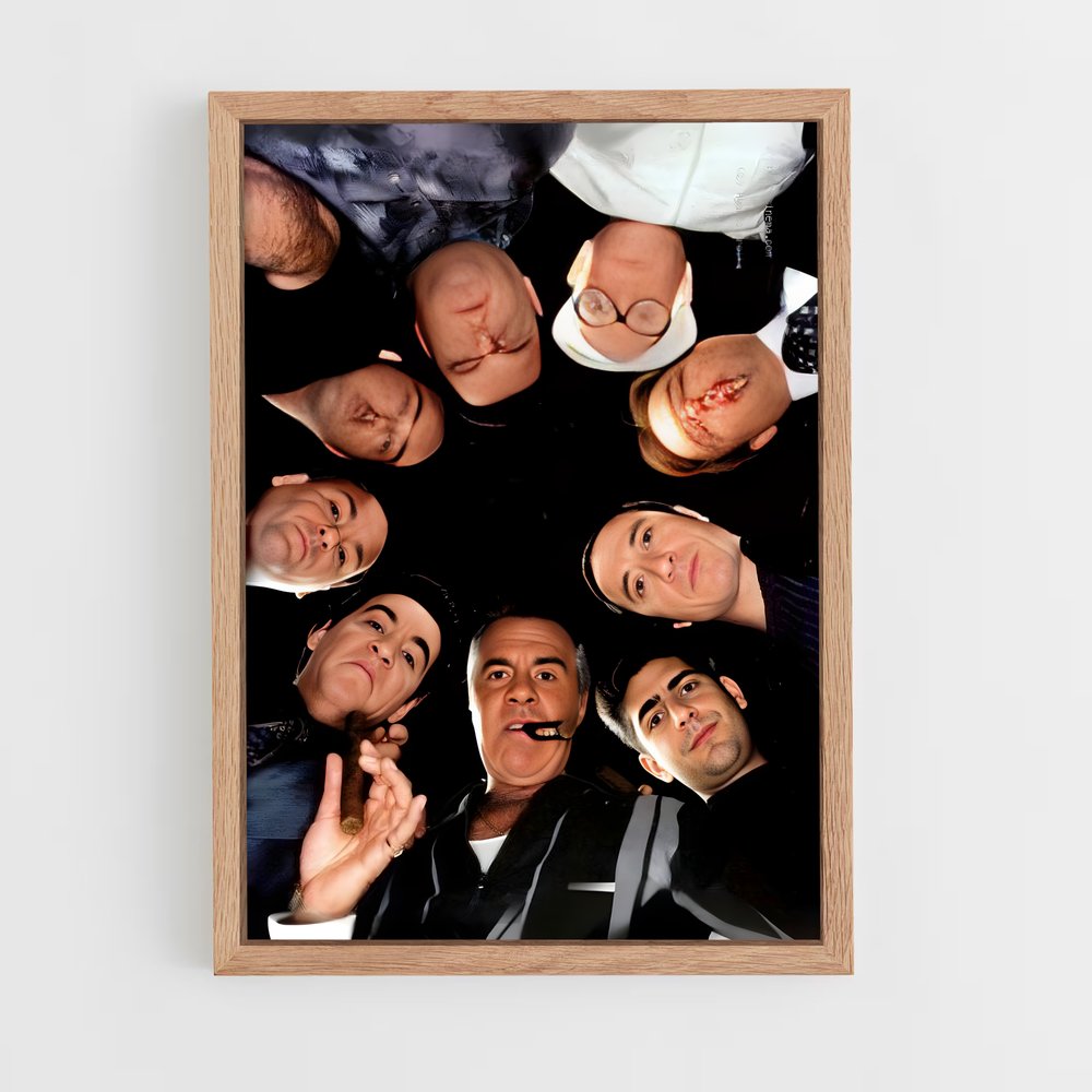 ap-tony soprano-6 cadre Bois clair