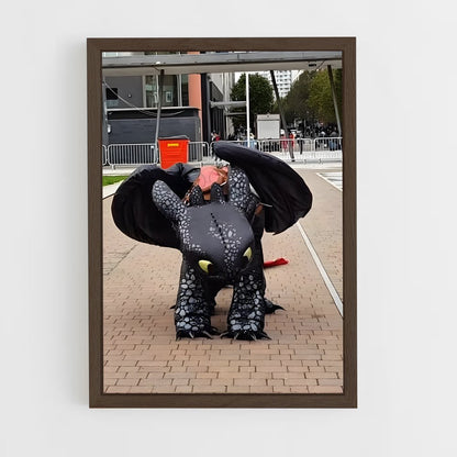ap-toothless-4 cadre Bois foncé