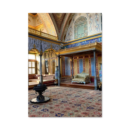 Poster Salon Bleu