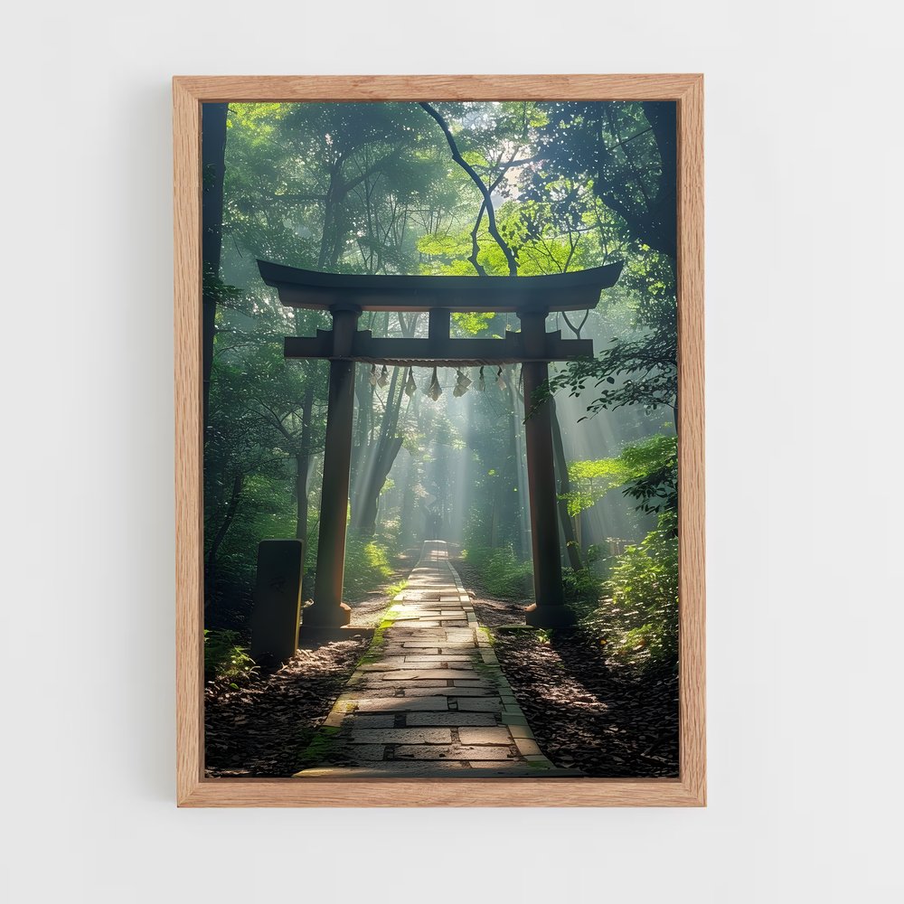ap-torii gate-1 cadre Bois clair